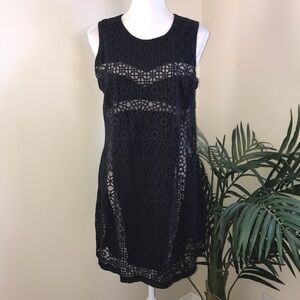RVCA Lace Overlay Unique Lining Dress XL